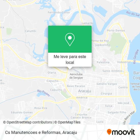 Cs Manutencoes e Reformas mapa