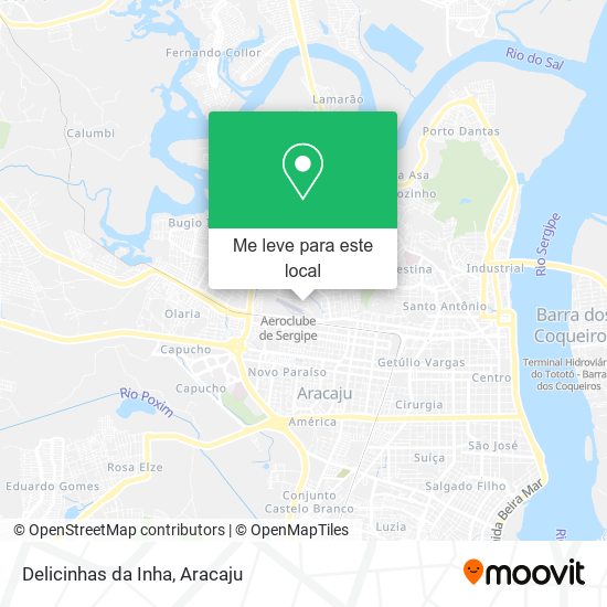 Delicinhas da Inha mapa