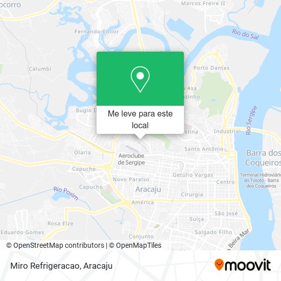 Miro Refrigeracao mapa