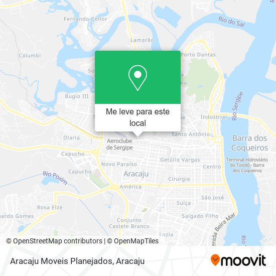 Aracaju Moveis Planejados mapa