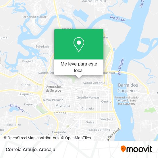 Correia Araujo mapa