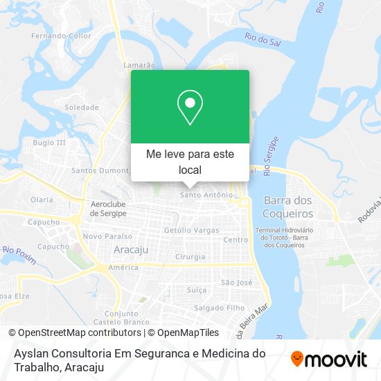 Ayslan Consultoria Em Seguranca e Medicina do Trabalho mapa