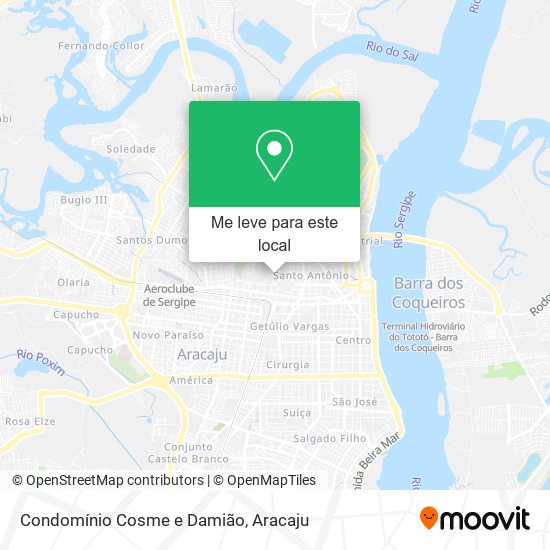 Condomínio Cosme e Damião mapa