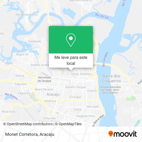 Monet Corretora mapa