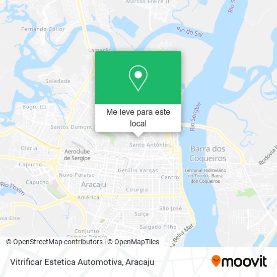 Vitrificar Estetica Automotiva mapa