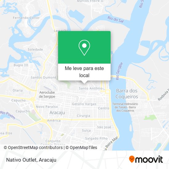 Nativo Outlet mapa