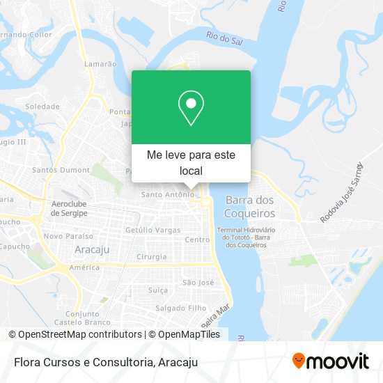 Flora Cursos e Consultoria mapa