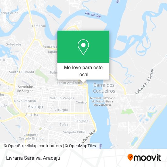 Livraria Saraiva mapa