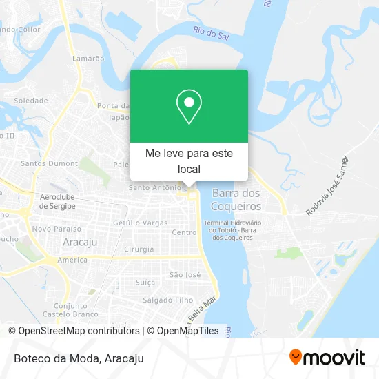 Boteco da Moda mapa