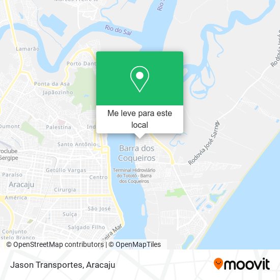 Jason Transportes mapa