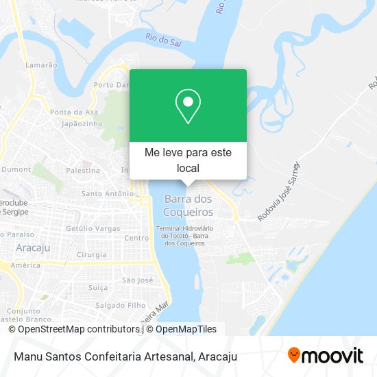 Manu Santos Confeitaria Artesanal mapa