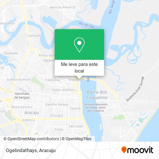 Ogelindathays mapa