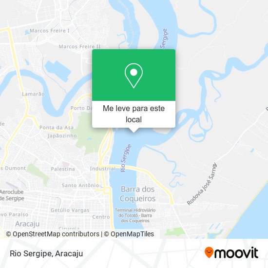 Rio Sergipe mapa