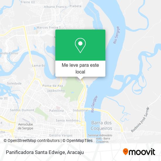 Panificadora Santa Edwige mapa