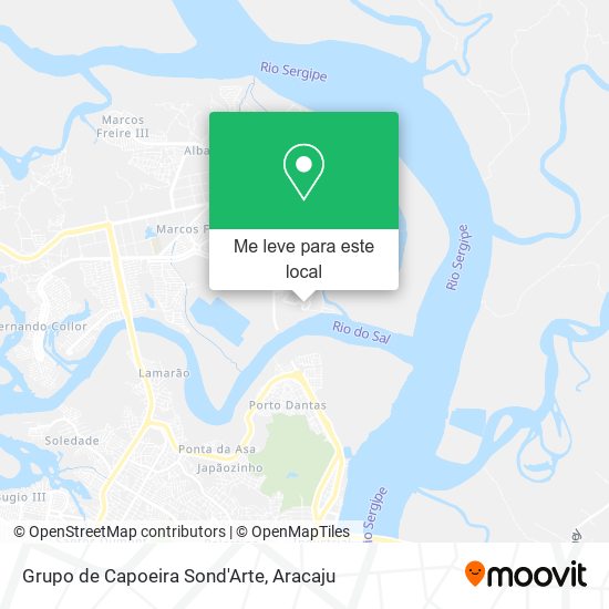 Grupo de Capoeira Sond'Arte mapa