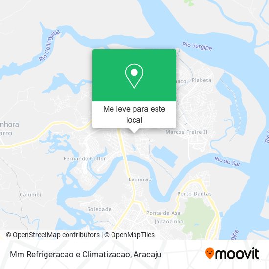 Mm Refrigeracao e Climatizacao mapa