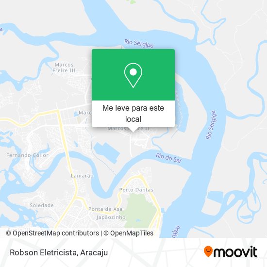 Robson Eletricista mapa