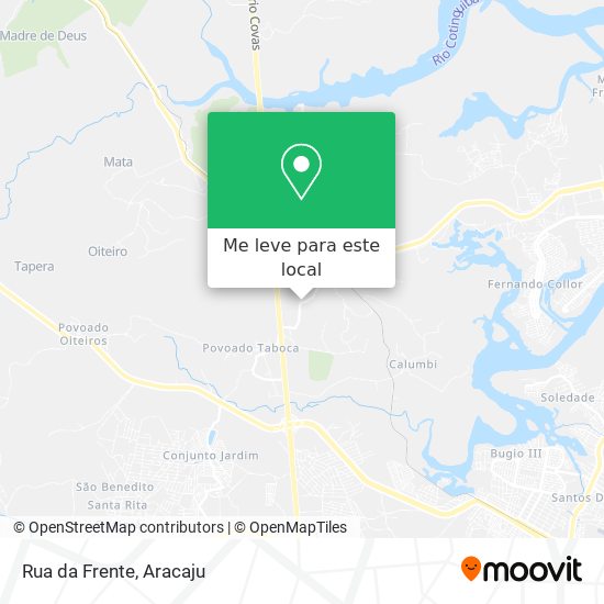 Rua da Frente mapa