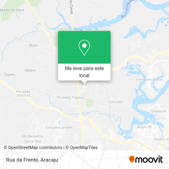 Rua da Frente mapa