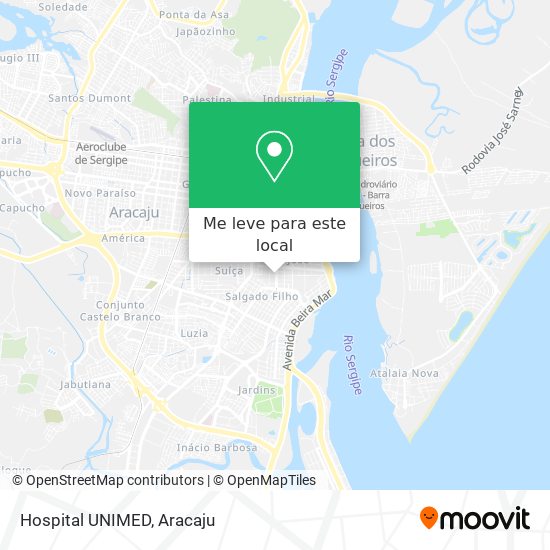 Hospital UNIMED mapa