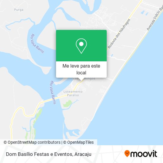 Dom Basílio Festas e Eventos mapa