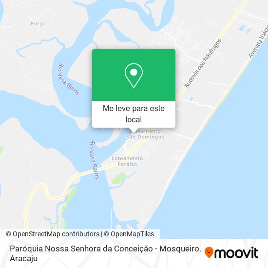 Paróquia Nossa Senhora da Conceição - Mosqueiro mapa