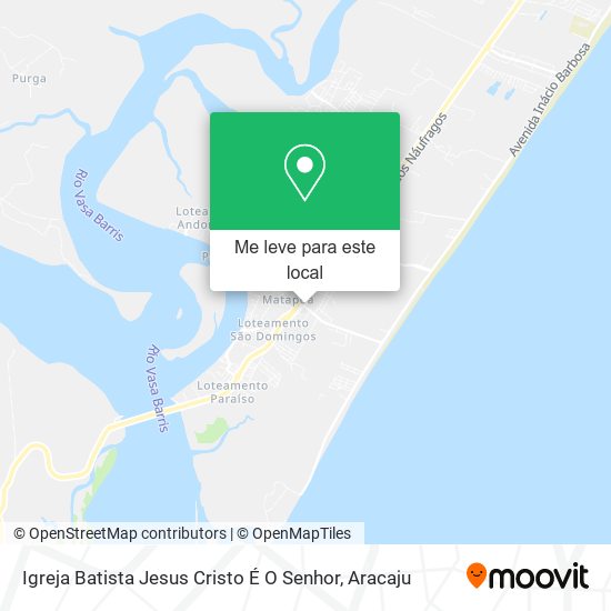 Igreja Batista Jesus Cristo É O Senhor mapa