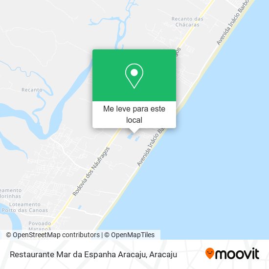 Restaurante Mar da Espanha Aracaju mapa