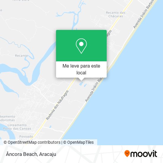 Âncora Beach mapa