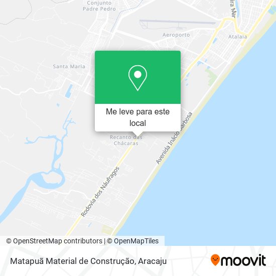 Matapuã Material de Construção mapa