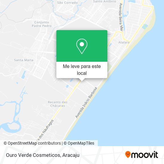 Ouro Verde Cosmeticos mapa