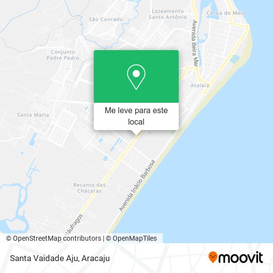 Santa Vaidade Aju mapa