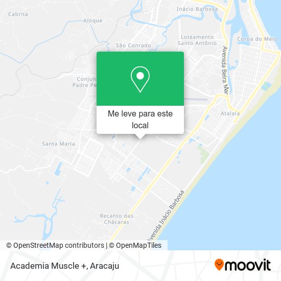 Academia Muscle + mapa