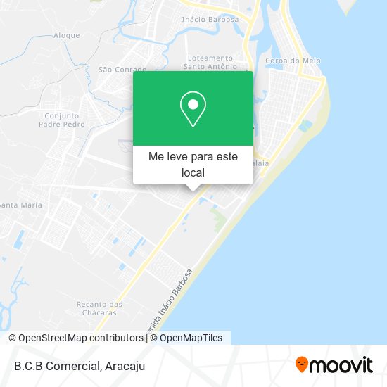 B.C.B Comercial mapa