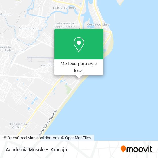 Academia Muscle + mapa