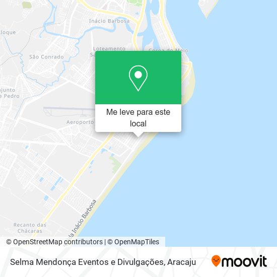 Selma Mendonça Eventos e Divulgações mapa