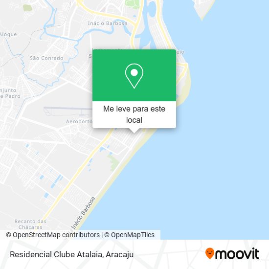 Residencial Clube Atalaia mapa