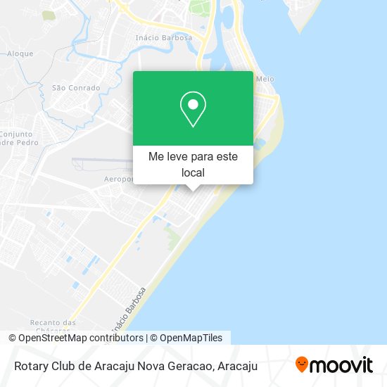 Rotary Club de Aracaju Nova Geracao mapa