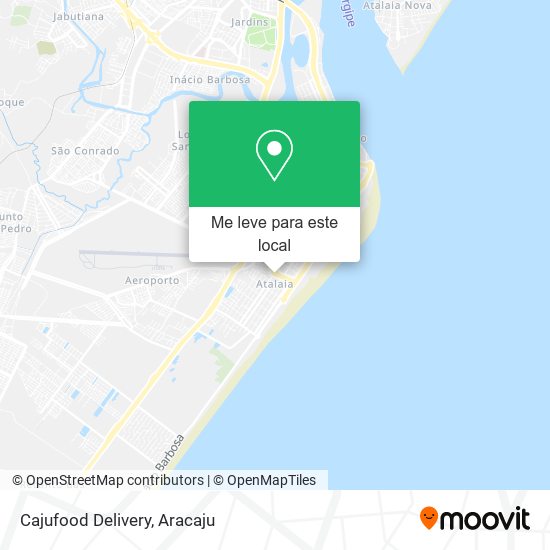 Cajufood Delivery mapa