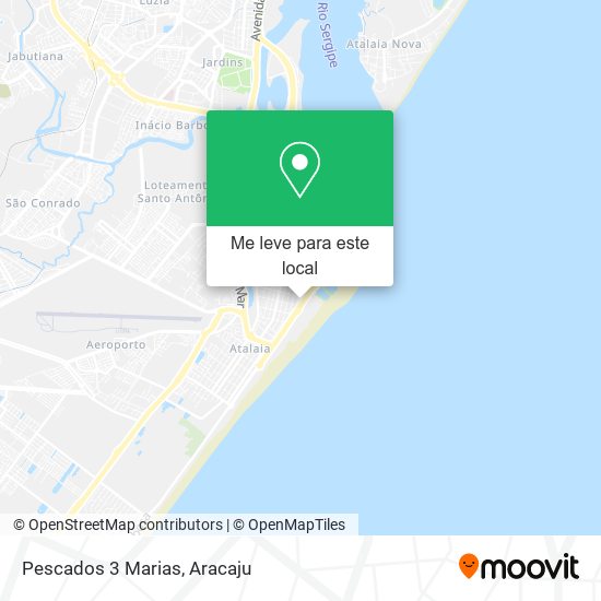 Pescados 3 Marias mapa