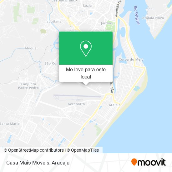 Casa Mais Móveis mapa