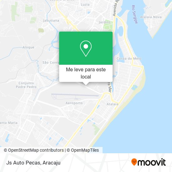 Js Auto Pecas mapa