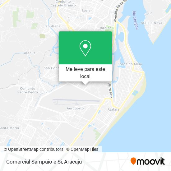 Comercial Sampaio e Si mapa