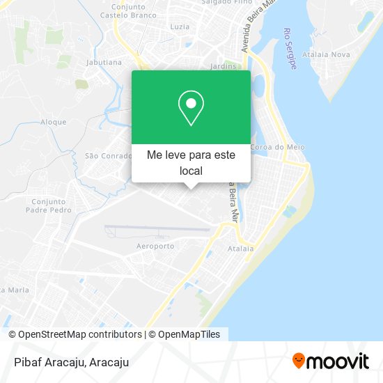 Pibaf Aracaju mapa