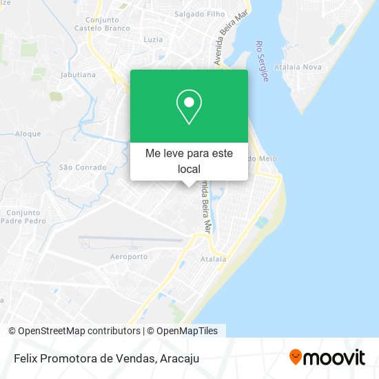 Felix Promotora de Vendas mapa