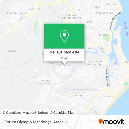 Fórum Olympio Mendonça mapa