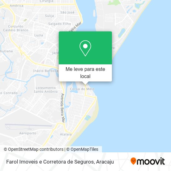 Farol Imoveis e Corretora de Seguros mapa