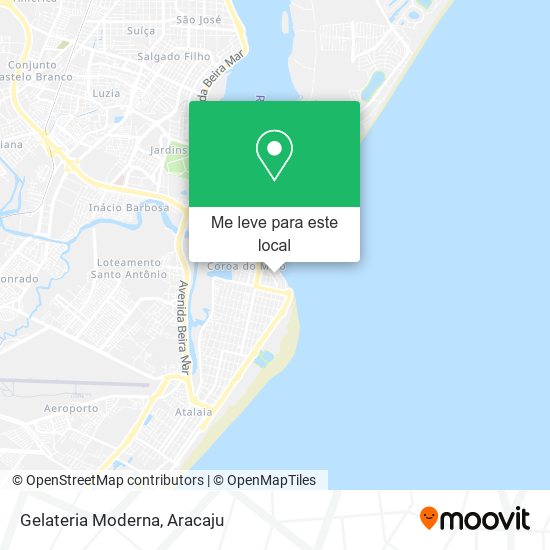 Gelateria Moderna mapa