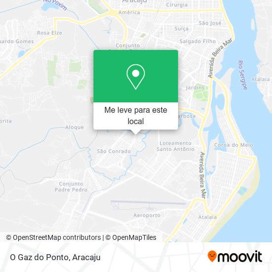 O Gaz do Ponto mapa