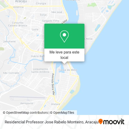 Residencial Professor Jose Rabelo Monteiro mapa